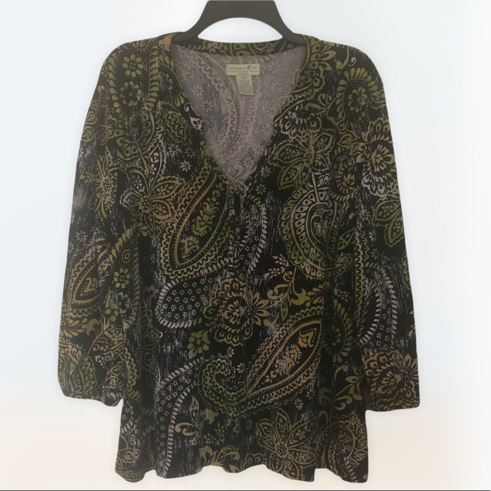 Caribbean Joe Blouse 2XL